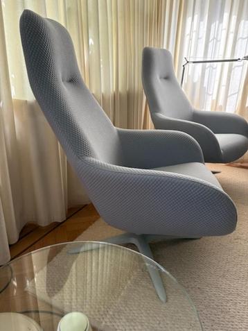 2 PODE fauteuils als nieuw (by Leolux) beschikbaar voor biedingen
