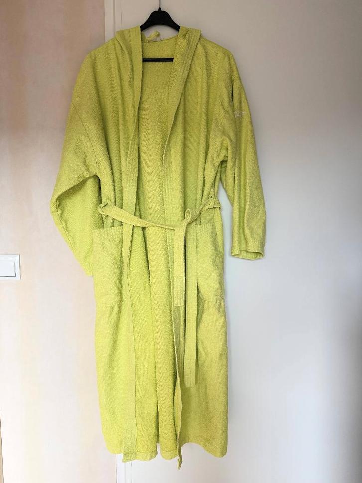 Benetton badstof badjas met capuchon dames, Kleding | Dames, Sportkleding, Gedragen, Overige typen, Maat 38/40 (M), Groen, Ophalen of Verzenden