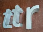 Letters aluminium., Huis en Inrichting, Ophalen of Verzenden, Gebruikt
