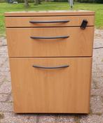 Koopje: zwaar ladenkastje / bureau kastje / nachtkastje, Ophalen, Minder dan 50 cm, Gebruikt, 3 of 4 laden
