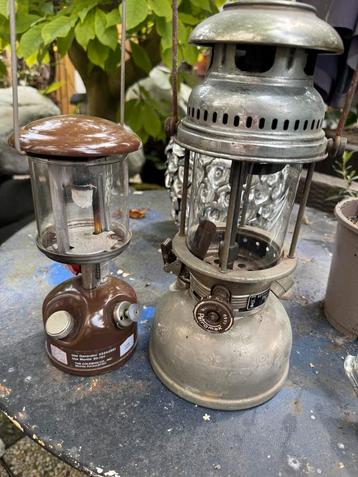 Coleman peak 1 en petromax rapid olie / benzine camping lamp beschikbaar voor biedingen