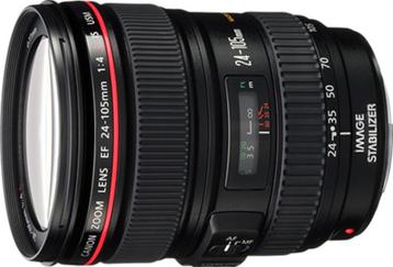 Canon EF 24-105mm f/4.0L USM iS +beschermlens (UV) beschikbaar voor biedingen