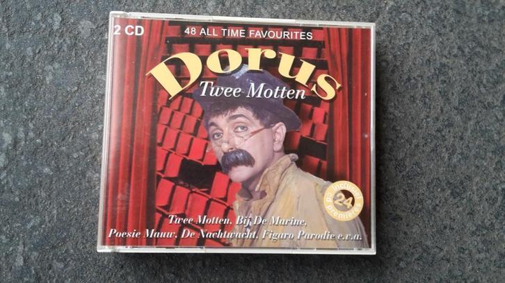 2CD box Dorus - Twee motten - 48 all time favourites, Cd's en Dvd's, Cd's | Nederlandstalig, Zo goed als nieuw, Boxset, Ophalen of Verzenden