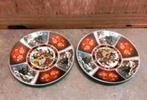 2x Imari-porselein borden, Ophalen of Verzenden, Zo goed als nieuw