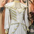 Antieke jurk Belle epoque crème kant parelknoopjes theater, Antiek en Kunst, Antiek | Kleding en Accessoires, Dames, Verzenden