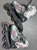 Skates inclusief bescherming, Kinderen en Baby's, Speelgoed | Buiten | Rolschaatsen, Ophalen of Verzenden, Verstelbaar, Zo goed als nieuw