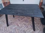 Eetkamertafel / bureau Berlin Mango zwart (Basic Label), Huis en Inrichting, Ophalen, Gebruikt, 100 tot 150 cm, 50 tot 100 cm