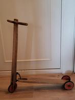 Vintage Houten Step met 3 wielen, Ophalen
