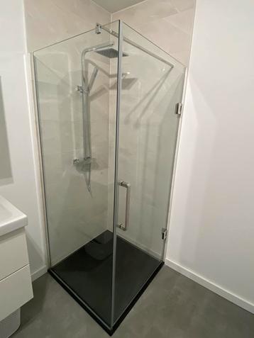 Glazen douchewand 87 x 200 cm beschikbaar voor biedingen