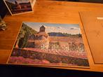 King Puzzel Lavendelvelden 1000 stukjes, Hobby en Vrije tijd, Ophalen of Verzenden, 500 t/m 1500 stukjes, Zo goed als nieuw