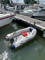 Rubberboot met Honda 5 pk 4 takt, Watersport en Boten, Rubberboten, Minder dan 70 pk, Overige merken, Benzine, Zo goed als nieuw