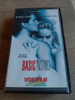 Basic Instinct videoband. Sharon Stone. Michael Douglas., Cd's en Dvd's, Vanaf 16 jaar, Ophalen of Verzenden, Gebruikt, Thrillers en Misdaad