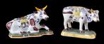 2 Delfts Aardewerk Koeien ca. 1880, Ophalen of Verzenden