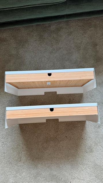 Ikea Elloven Monitorstandaard met lade, wit 2 keer beschikbaar voor biedingen