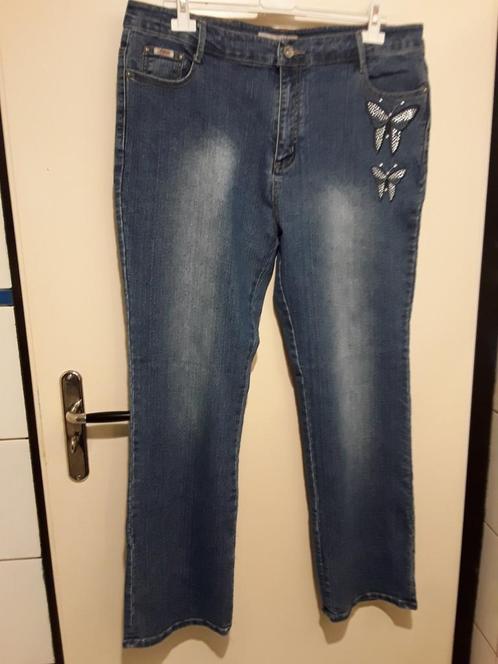 Heel gaaf dames Spijkerbroek met rits   maat 46 ., Kleding | Dames, Spijkerbroeken en Jeans, Zo goed als nieuw, Blauw, Ophalen of Verzenden