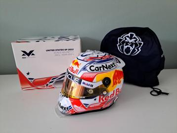 Formule 1 Max Verstappen helm 1:2 USA / Austin 2022 beschikbaar voor biedingen