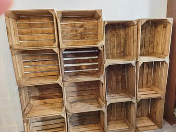 Fruitkisten - vintage, oude, gebruikte vanaf 6€ beschikbaar voor biedingen