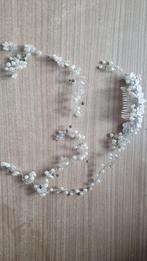 Bruid Haaraccessoire Set - Parel & Bloem, Wit, Nieuw, Ophalen of Verzenden, Onbekend