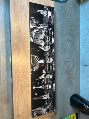 Gangsters Schilderij - 83x20cm beschikbaar voor biedingen