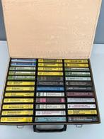Mooi koffer met 36 cassettebandjes. Zie foto’s., Klassiek, Ophalen of Verzenden, Zo goed als nieuw, Origineel