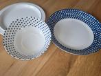 MEPAL kampeerservies, wit/blauw, ideaal voor op de camping!, Ophalen, Zo goed als nieuw