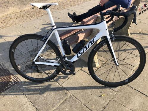 Full-carbon racefiets Isaac Proton Shimano Ultegra maat M/54, Fietsen en Brommers, Fietsen | Racefietsen, Gebruikt, Heren, Overige merken