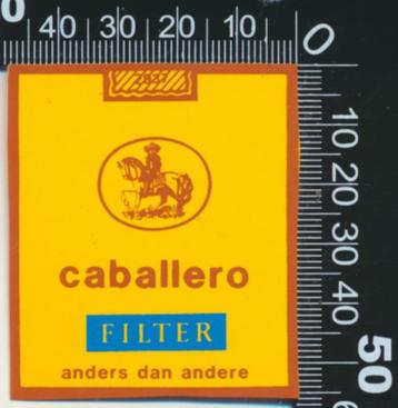 Sticker: Caballero - Anders dan anderen beschikbaar voor biedingen