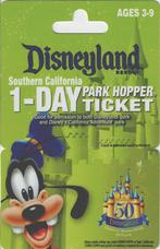 1-day ticket 50 jaar Disneyland groen, Ophalen of Verzenden, Goofy of Pluto, Nieuw, Overige typen