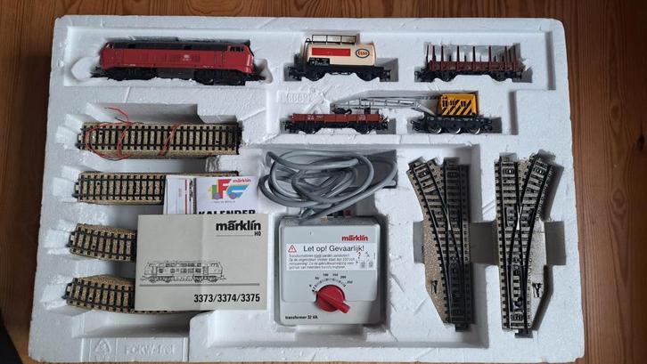 T.k. Märklin startset / treinset 2923 met E loc Br 216, Hobby en Vrije tijd, Modeltreinen | H0, Zo goed als nieuw, Treinset, Wisselstroom