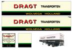 Vrachtauto decal 1:50 Dragt transporten Wolvega, Hobby en Vrije tijd, Modelauto's | 1:50, Verzenden, Nieuw, Bus of Vrachtwagen