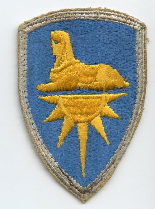 WO2 US Intelligence Command patch, Verzamelen, Militaria | Tweede Wereldoorlog, Landmacht, Embleem of Badge, Amerika, Ophalen of Verzenden