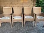 4 Seasons Outdoor  dining stoelen met kussens., Ophalen, Gebruikt, Teakhout
