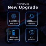 Philips Felle Zaklamp 3000 Lumen, Ophalen of Verzenden, Nieuw
