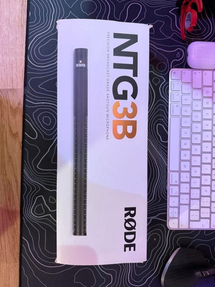 Rode NTG3B Shotgun Microfoon - Zo Goed Als Nieuw, Muziek en Instrumenten, Microfoons, Zo goed als nieuw, Studiomicrofoon, Ophalen of Verzenden