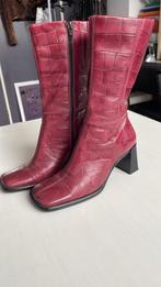 Mooie Rode Kuitlaarzen, Kleding | Dames, Schoenen, Hoge laarzen, Ophalen of Verzenden, Rood, Onbekend