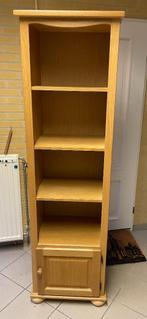 Boekenkast blank Eiken, 50 tot 100 cm, Landelijk/semi-klassiek, Met deur(en), 25 tot 50 cm