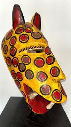 240350 Afrikaans Bozo leeuwen marionet masker uit Mali, Antiek en Kunst, Ophalen of Verzenden