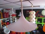 Seventies design Harco Loor heksenhoed wit retro jaren 70, Huis en Inrichting, Lampen | Hanglampen, Kunststof, Gebruikt, ?, Harco Loor