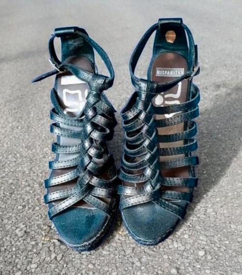 ✨️HISPANITAS Sandalen Maat 37 In prima staat✨️✨️, Kleding | Dames, Schoenen, Zo goed als nieuw, Sandalen of Muiltjes, Zwart, Ophalen of Verzenden
