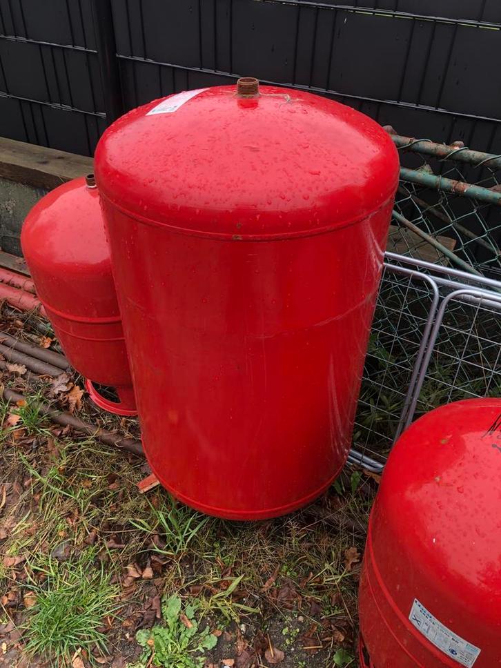 Expansievaten vaten voor tuinhaard, kachel BBQ, carbidkanon, Tuin en Terras, Tuinhaarden, Gebruikt, Ophalen of Verzenden