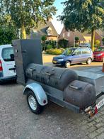Big Smoker BBQ op Trailer - Z.G.A.N., Tuin en Terras, Houtskoolbarbecues, Ophalen, Zo goed als nieuw