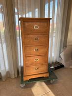 Teak houten ladenkastje - 120cm hoog, Huis en Inrichting, Ophalen, Gebruikt, 100 tot 150 cm, Teakhout