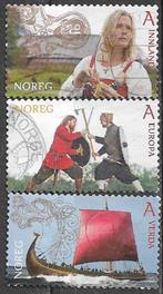 NOORWEGEN serie Vikingen 2014, Postzegels en Munten, Verzenden, Noorwegen, Gestempeld