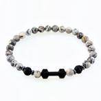 Prachtige Armband van Zilveren Jaspis Stenen - Dames Heren, Birgitta-Gracht 33, 6465 EL Kerkrade, Nederland, Verzenden, Wit, Nieuw