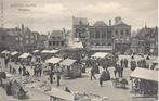 Middelburg (Zld.) Marktdag, Volk, Stoomtram, gelopen 1904, Verzamelen, Ansichtkaarten | Nederland, Verzenden, Voor 1920, Gelopen
