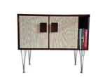 Zeer mooi vintage Inger Klingenberg design dressoir Fristho, Ophalen, 150 tot 200 cm, 25 tot 50 cm, Gebruikt
