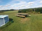 Tuinbank van Dragline Schotten., Tuin en Terras, Ophalen, Gebruikt, Rechthoekig, Hout