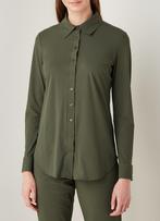 Studio anneloes poppy blouse L army groen travelstof, Maat 42/44 (L), Ophalen of Verzenden, Zo goed als nieuw, Groen
