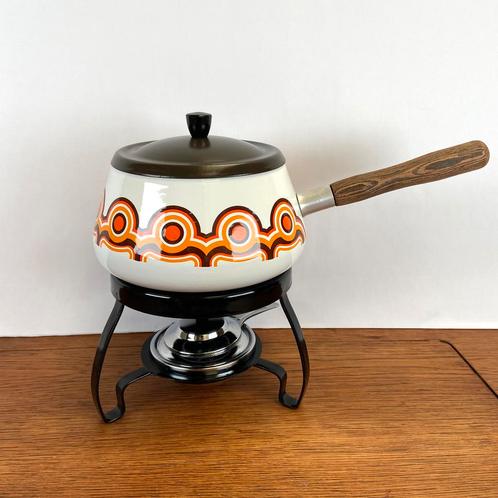 Vintage fonduestel Brabantia Bayon, Verzamelen, Retro, Huis en Inrichting, Ophalen of Verzenden