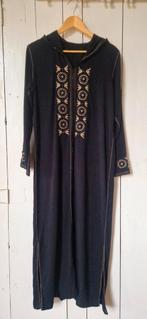 Nieuwe djellaba zwart - maat S/M 36/38, Ophalen of Verzenden, Nieuw, Maat 36 (S), Zwart